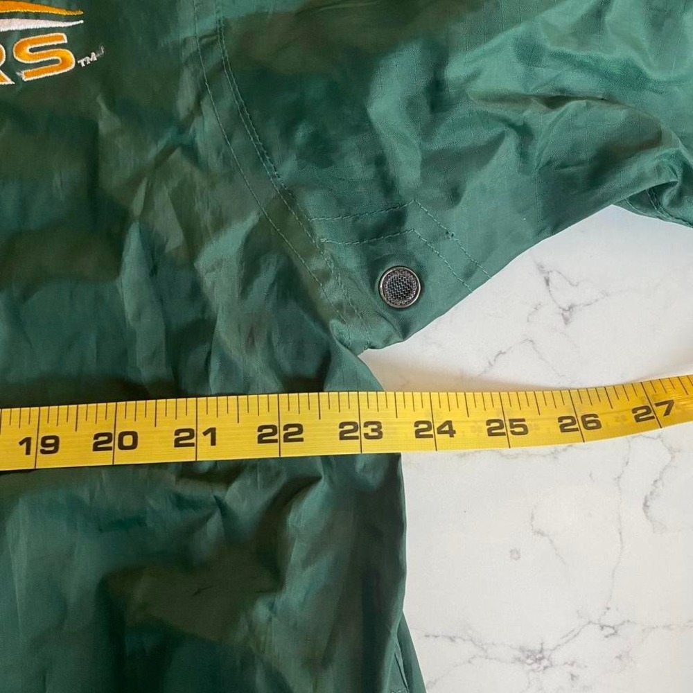 Vintage Green‎ Bay Packers reversible windbreaker pull over jacket  size large - Picture 6 of 8